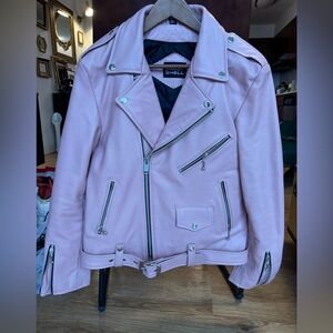 Pink Leather Jacket